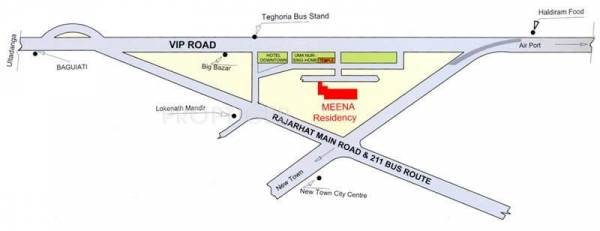Images for Location Plan of GM Group Meena Residency Images for Location Plan of GM Group Meena Residency