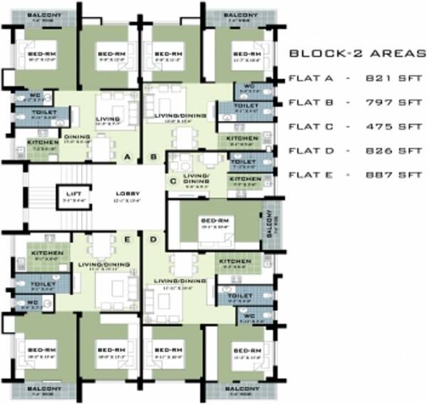 Images for Cluster Plan of Somani Sai Residency