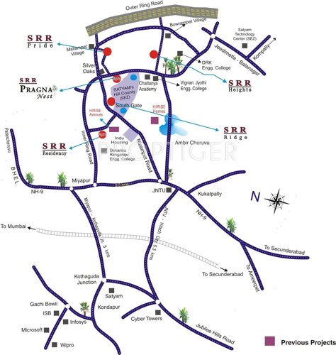  pride Images for Location Plan of SRR Pride
