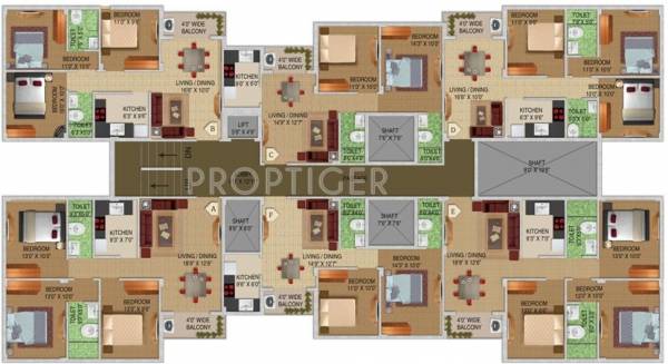  green-valley-ii Block 10 Cluster Plan