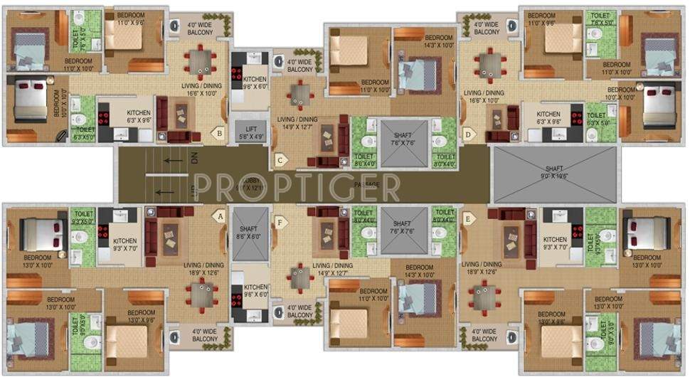  green valley ii Block 10 Cluster Plan