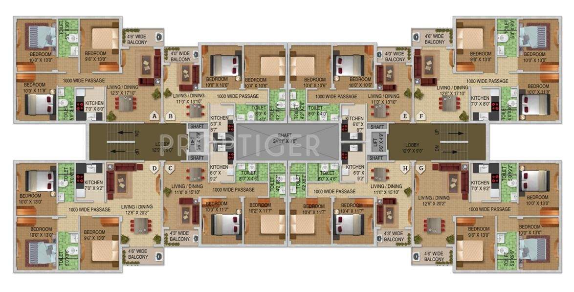  green valley ii Block 11 Cluster Plan
