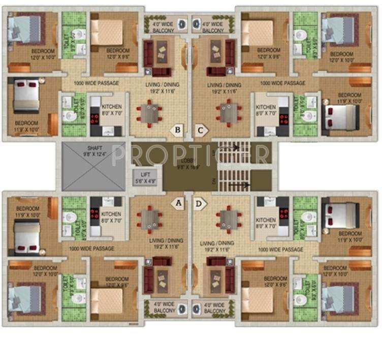  green valley ii Block 15 Cluster Plan