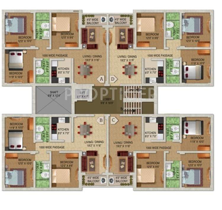  green valley ii Block 16 Cluster Plan