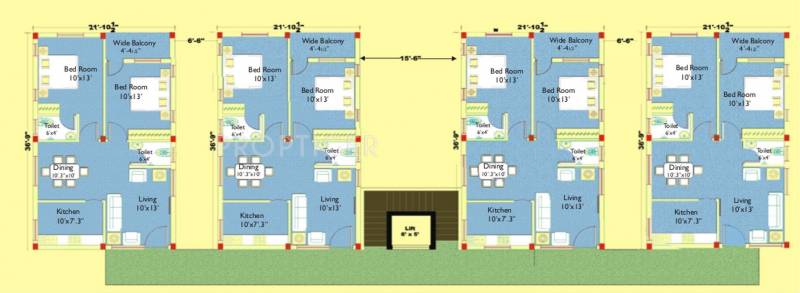 Images for Cluster Plan of Prajay Prajay Homes