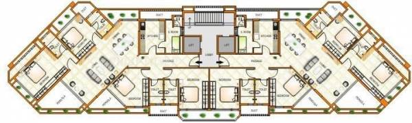Images for Cluster Plan of Peninsula Land Ashok House