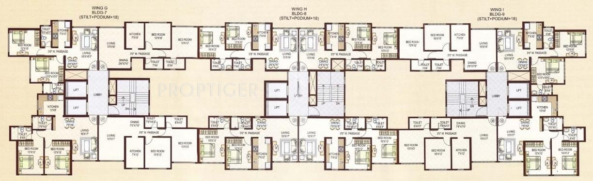 Images for Cluster Plan of Rajesh Raj Legacy II