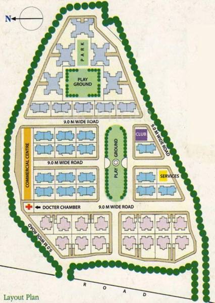 Images for Layout Plan of Bengal Peerless Housing Sonar Taree Phase I