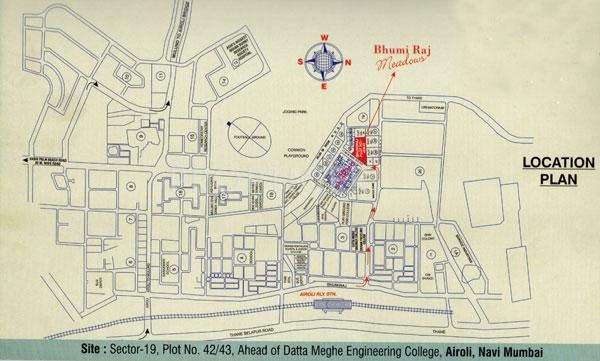  meadows Images for Location Plan of Bhumiraj Meadows