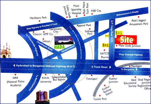 Images for Location Plan of VVR Shamshad Airport Meadows