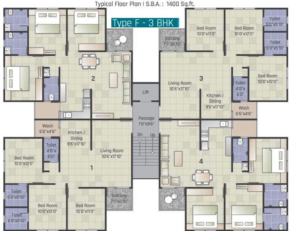  pavilion Images for Cluster Plan of Akshar Pavilion