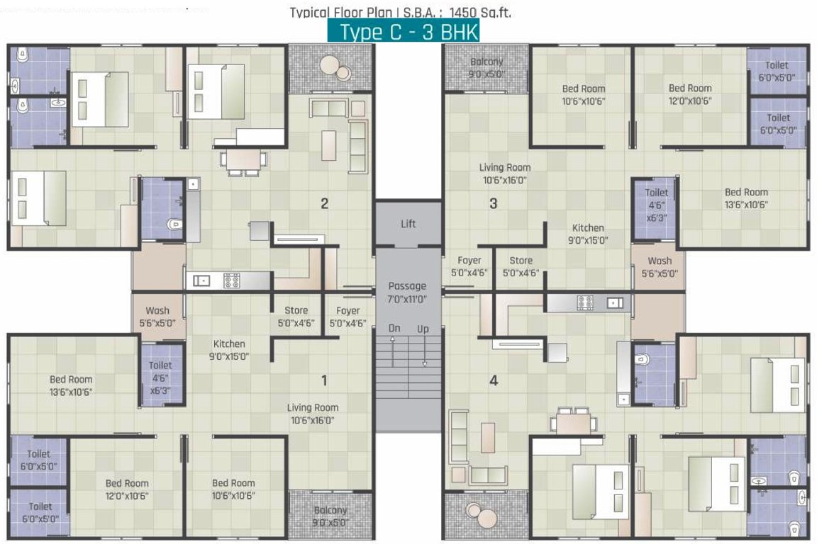  pavilion Images for Cluster Plan of Akshar Pavilion