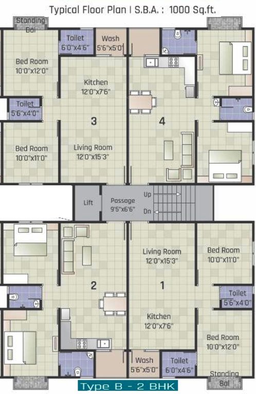  pavilion Images for Cluster Plan of Akshar Pavilion