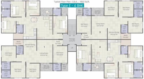 Images for Cluster Plan of Akshar Pavilion pavilion Images for Cluster Plan of Akshar Pavilion