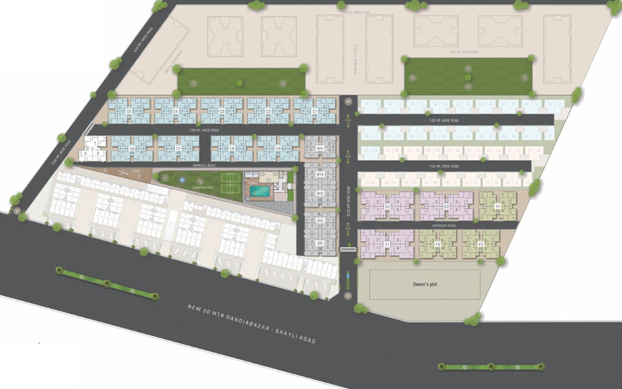  pavilion Images for Master Plan of Akshar Pavilion