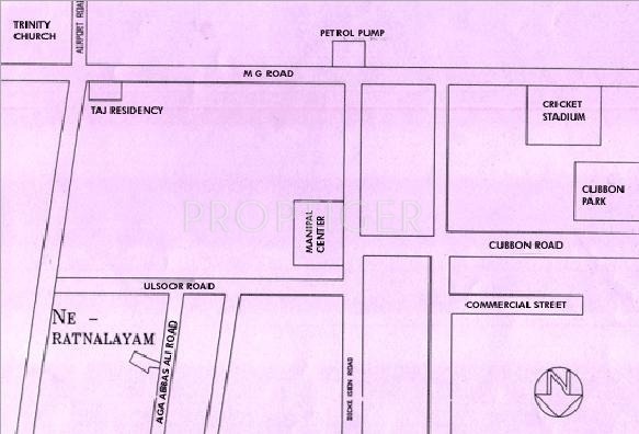 Images for Location Plan of Narayan Ratnalayam Apartments