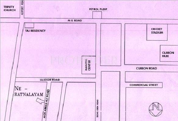 Images for Location Plan of Narayan Ratnalayam Apartments