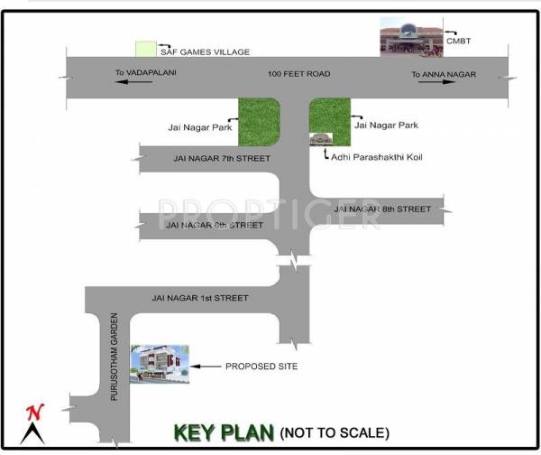 Authentic Builders Ashvar Blossoms Location Plan