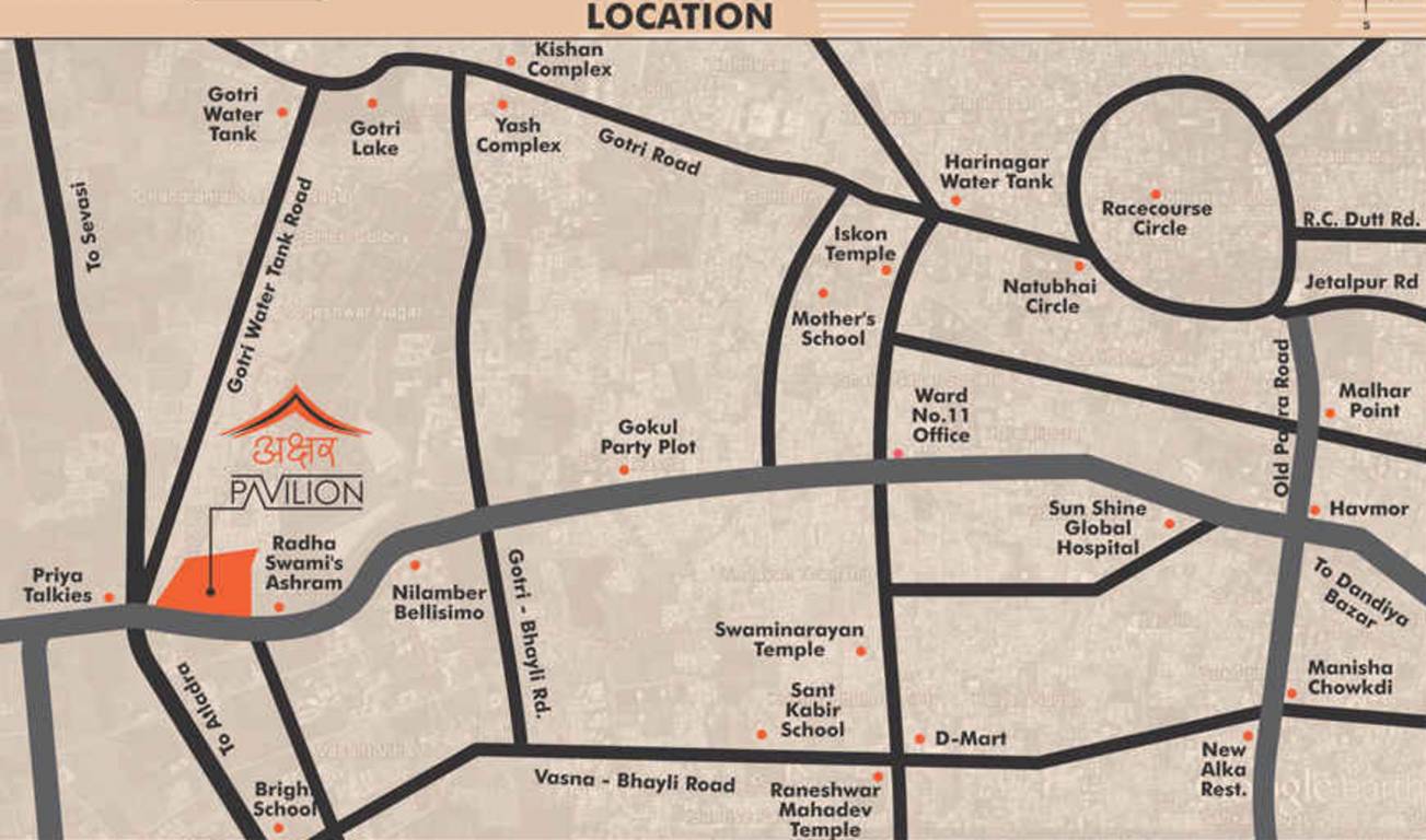 Images for Location Plan of Akshar Pavilion Villa