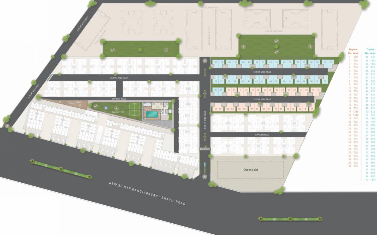 Images for Master Plan of Akshar Pavilion Villa