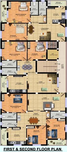 Images for Cluster Plan of Authentic Builders Ashwanth Aishwaryam