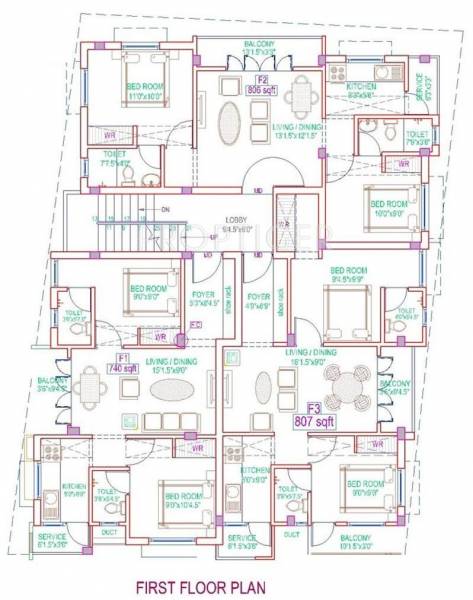 Images for Cluster Plan of Avenue Avenue Jayam