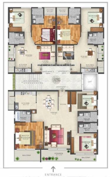 Images for Cluster Plan of Axis Concept Mithi