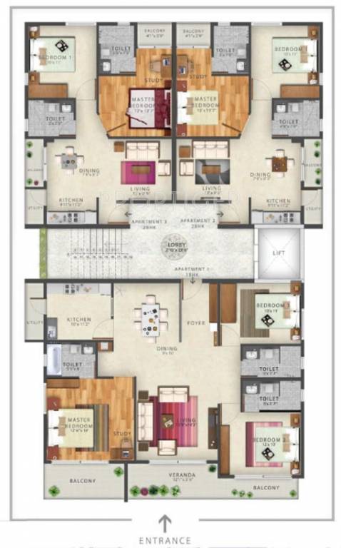 Images for Cluster Plan of Axis Concept Mithi