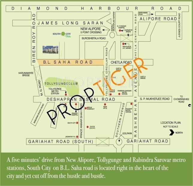 South City Villa Location Plan