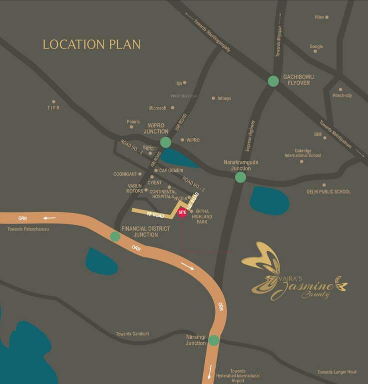  jasmine county Images for Location Plan of Vajra Jasmine County