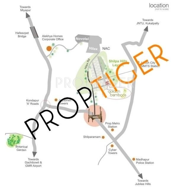Images for Location Plan of Alekhya Golden Bamboos