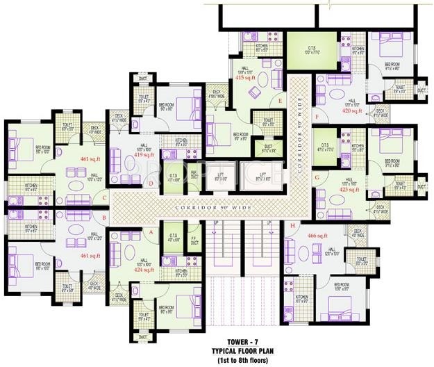 Images for Cluster Plan of Vijay Shanthi Infiniti