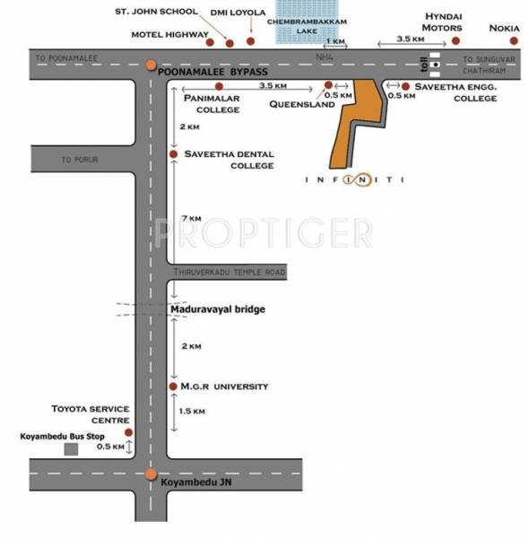 Images for Location Plan of Vijay Shanthi Infiniti