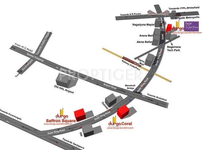 Images for Location Plan of Durga Projects And Infrastructure Durga Coral