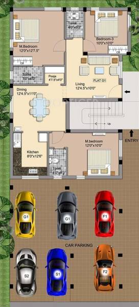 Images for Cluster Plan of AV Constructions Akshyam Apartment