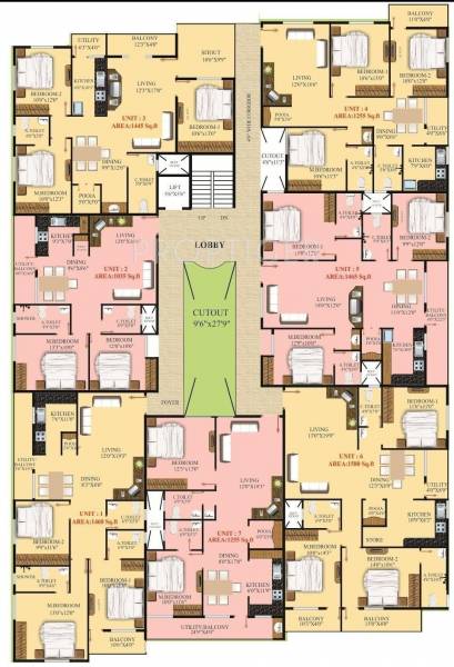 Images for Cluster Plan of Vesta Builders Ramya Residency
