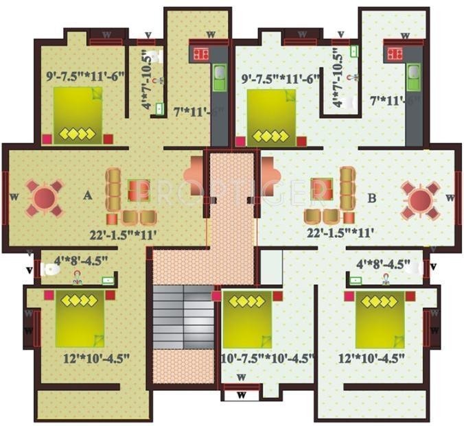 Images for Cluster Plan of Sree Homes Alaya Appartment