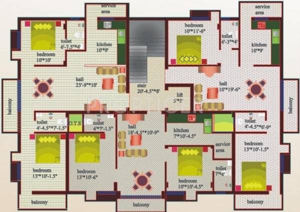 Images for Cluster Plan of Sree Homes Adora Appartment