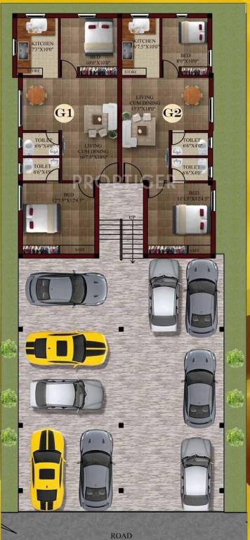 Images for Cluster Plan of Sri Rachana Apartment