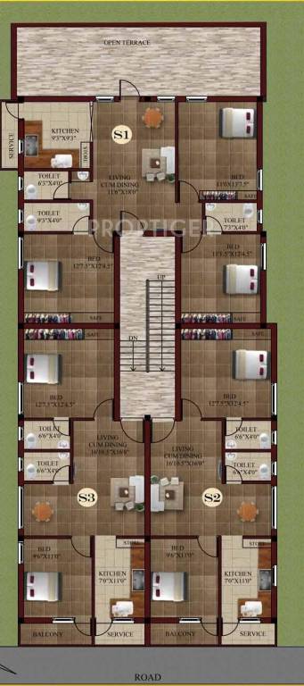 Images for Cluster Plan of Sri Rachana Apartment