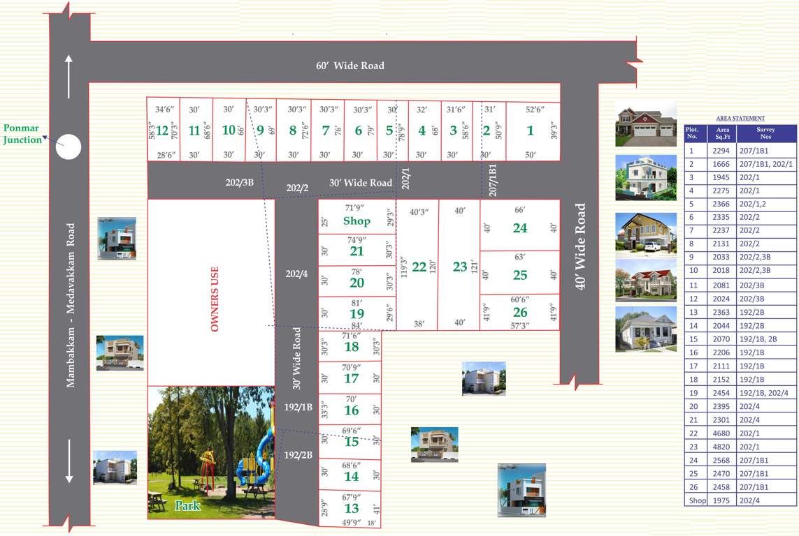 Images for Layout Plan of ATS Ponmar Enclave