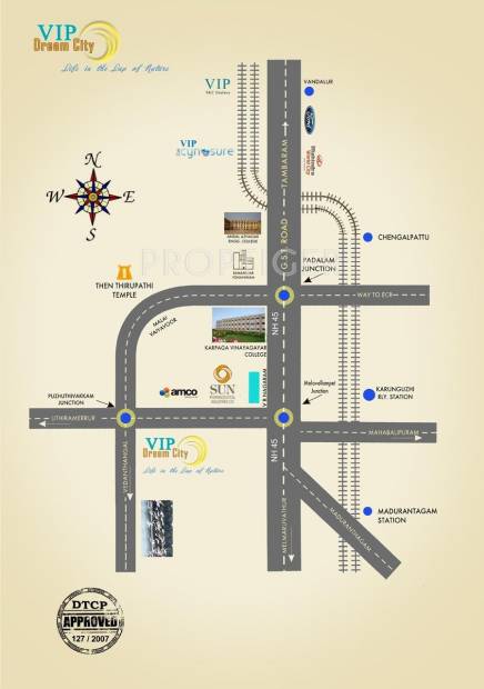 VIP Housing Dream City Location Plan