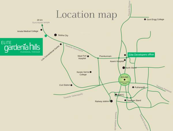 Images for Location Plan of Elite Gardenia Hills