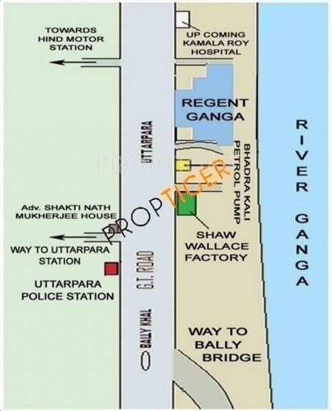 RDB Group Regent Ganga Location Plan