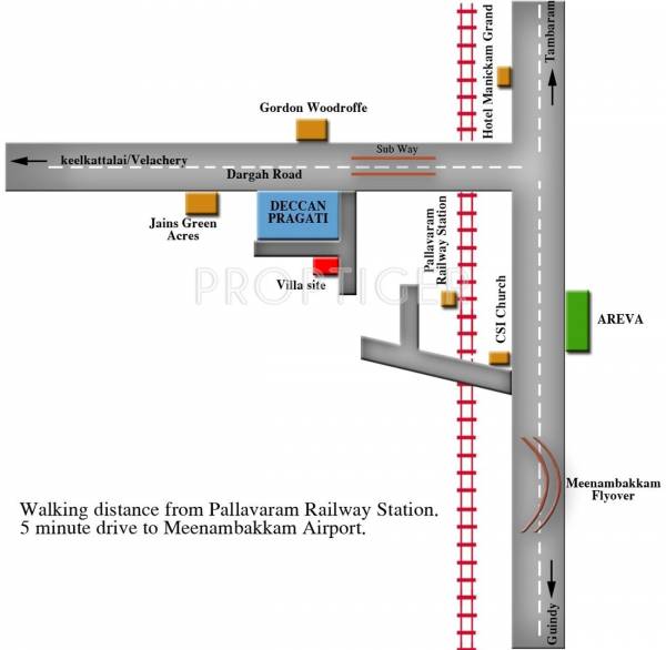 Deccan Estates Villas Location Plan