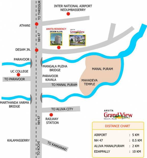 Images for Location Plan of Anvita Grand View Villas
