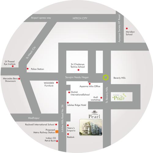  pearl Images for Location Plan of Ayyanna Pearl