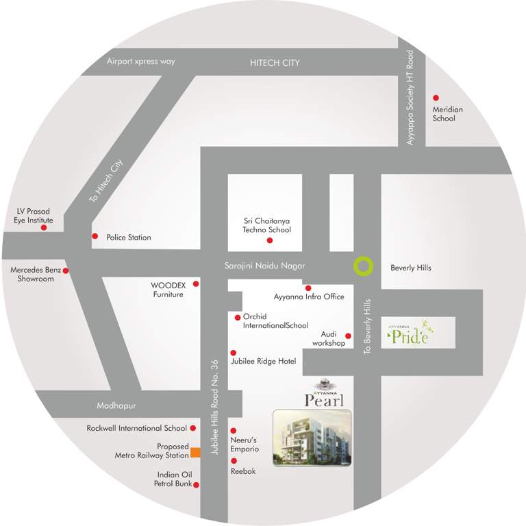  pearl Images for Location Plan of Ayyanna Pearl