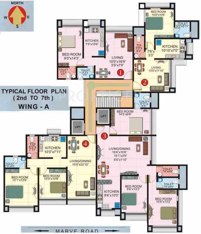 Images for Cluster Plan of Gemstar Nazarene Apartments