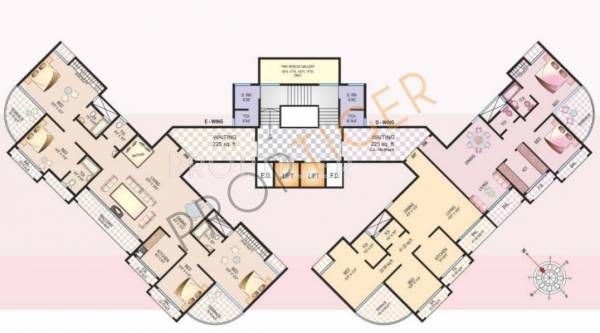  shreeji-heights Wing A Cluster Plan